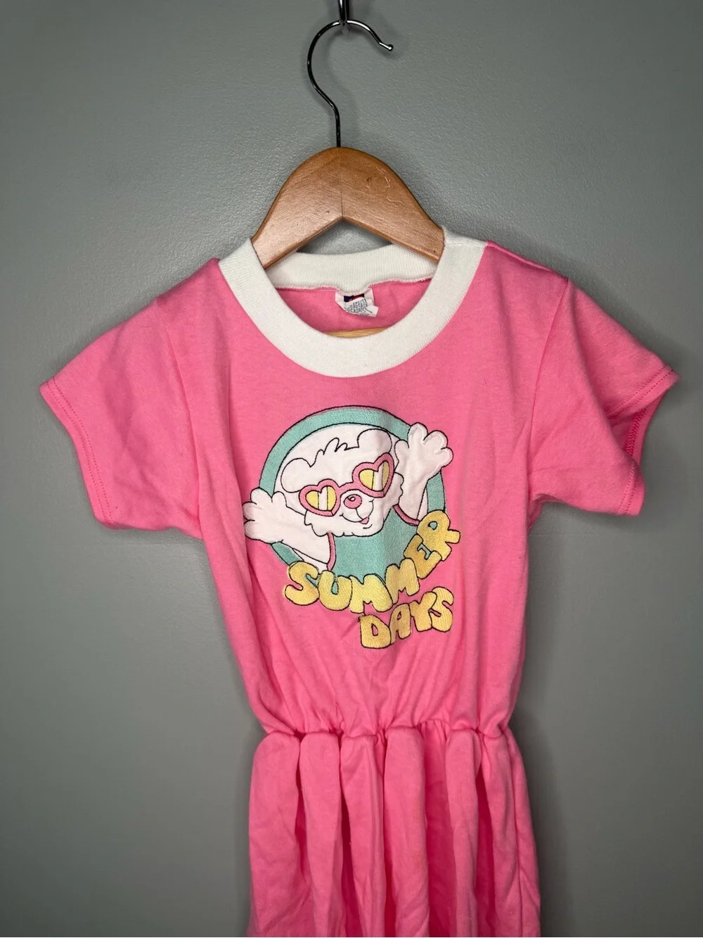 Carter’s Vintage 90s Summer Days Graphic Ringer T-Shirt Dress